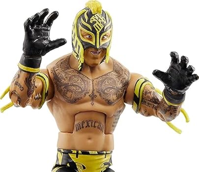 『WWE』MYSTERIO TOYベルト付きフィギュア WWE Elite Grand Champions Collection Rey Mysterio Action